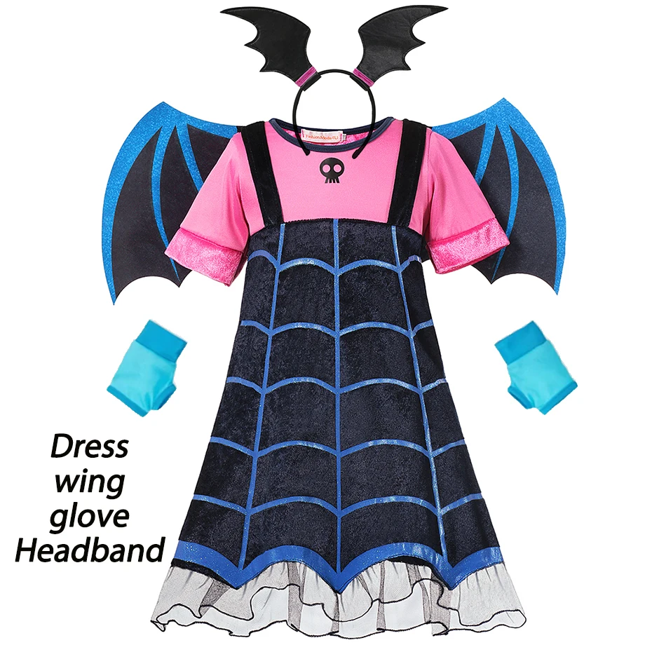 Vestido Tutu Halloween Witch Mage para meninas, saia mágica inchada, roupas de carnaval, trajes cosplay para festa da Páscoa, 2020