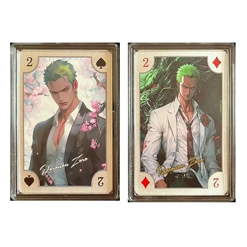 Anime ONE PIECE Roronoa Zoro in a suit 10g Pure playing cards collection card Christmas birthday gift Two-dimensional peripheral