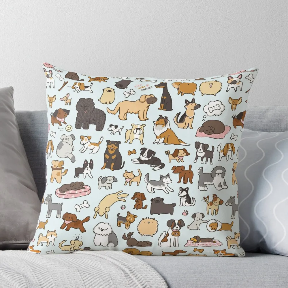 

Doggy Doodle Throw Pillow covers for pillows Christmas Cushion For Home