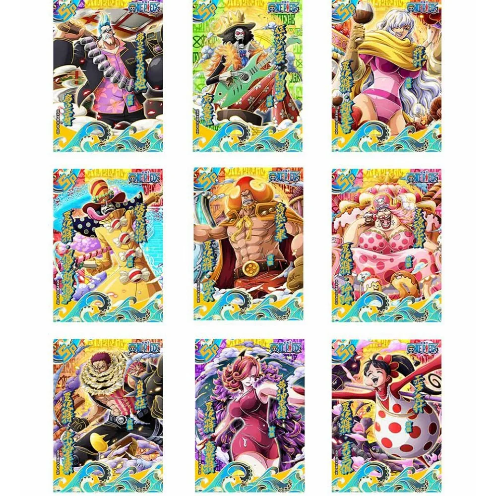 Original ONE PIECE Card for Kids Japanese Anime Final Chapter Preface Character Red Theater Version Collection Card Kids Gifts