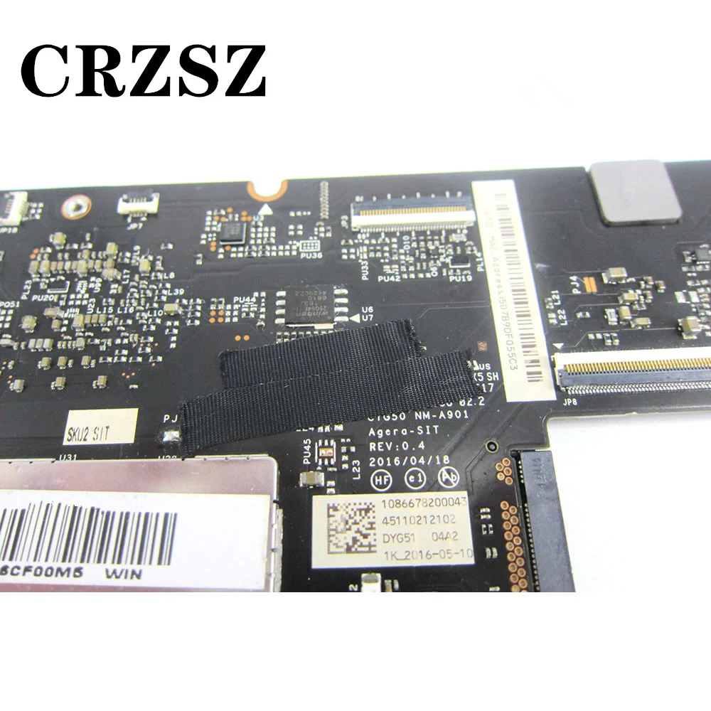 Imagem -03 - Csrzsz para Lenovo Yoga 91013ikb Placa-mãe do Portátil I77500u 8gb Ram Nm-a901 5b20m35075 Totalmente Testado Bem