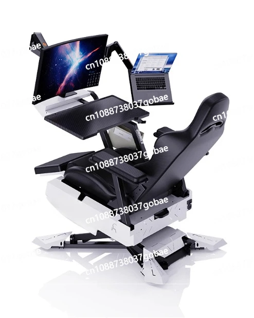 قمرة القيادة الكسولة المتكاملة للمكتب المنزلي والرياضات الإلكترونية، كرسي كمبيوتر مريح متعدد الوظائف #1