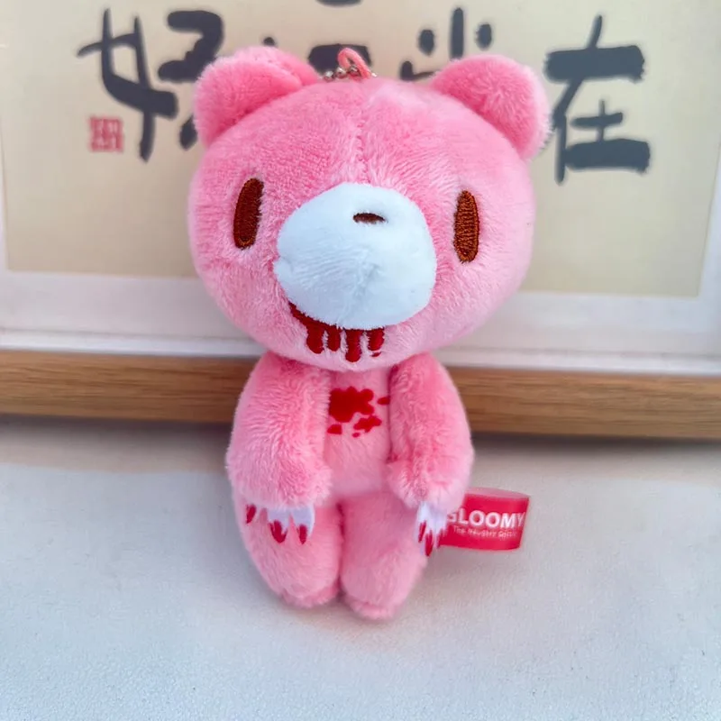 Porte-clés en peluche mignon de dessin animé, décorations suspendues pour sac à dos, jouet en peluche, cadeau de noël