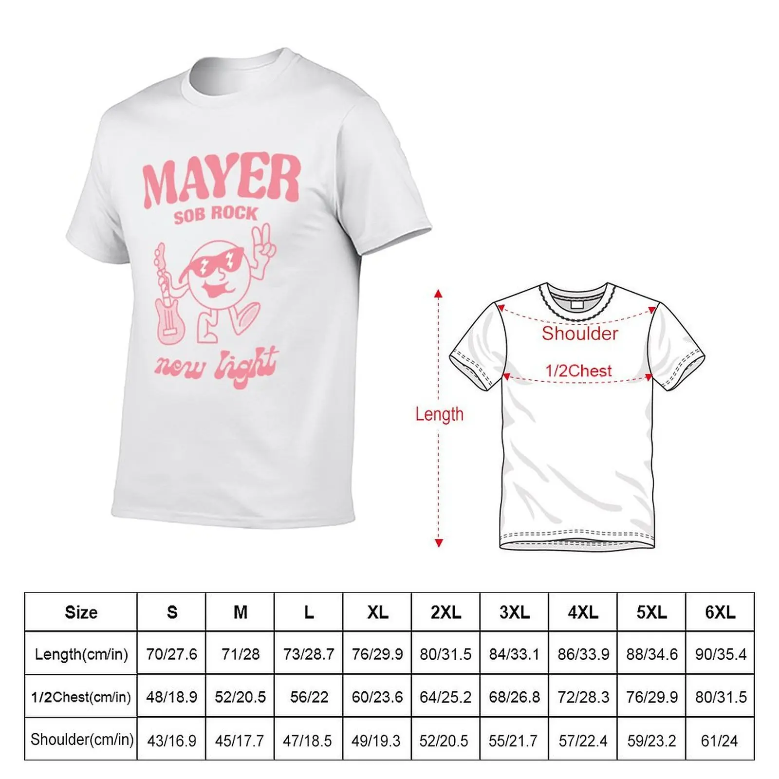 John Mayer Sob Rock T-Shirt anime t shirts oversize t shirt man cotton black cotton t-shirt plain for man package T-Shirt