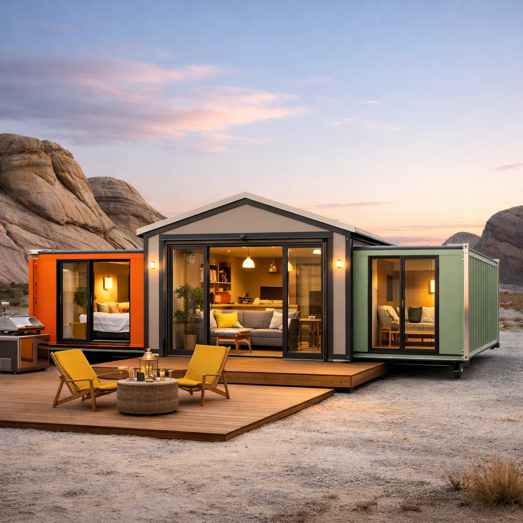 40ft Prefab Modular Home for Global Buyers Fast Installation Custom Design Portable Living Space Expandable Container House