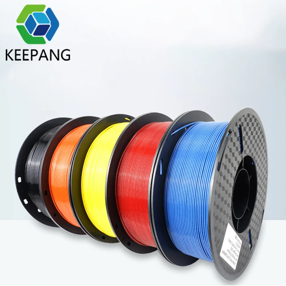 PETG Filament 1.75mm 2.2LBS(1KG)/Spool High Precision Good Impact Resistance 3D Printer Filament Black White Local warehouse