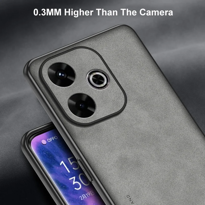 Для Poco M6 4G Роскошный чехол для телефона из искусственной кожи для Xiaomi Redmi 13 13C Redmi13 C 5G Задняя крышка Матовый силикон Полная защита