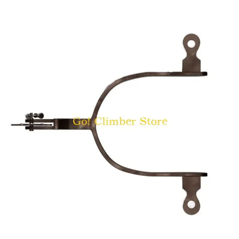 Q84C Western Heel Gear Pair with Slot Mount and Metal Charm Horse Riding Equipment