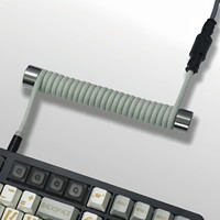 Coiled Cable Protection Rod Keyboard Cable Cable Winder Organizer Connector Fixed Rod 15cm Reel Stick Cable Organizer