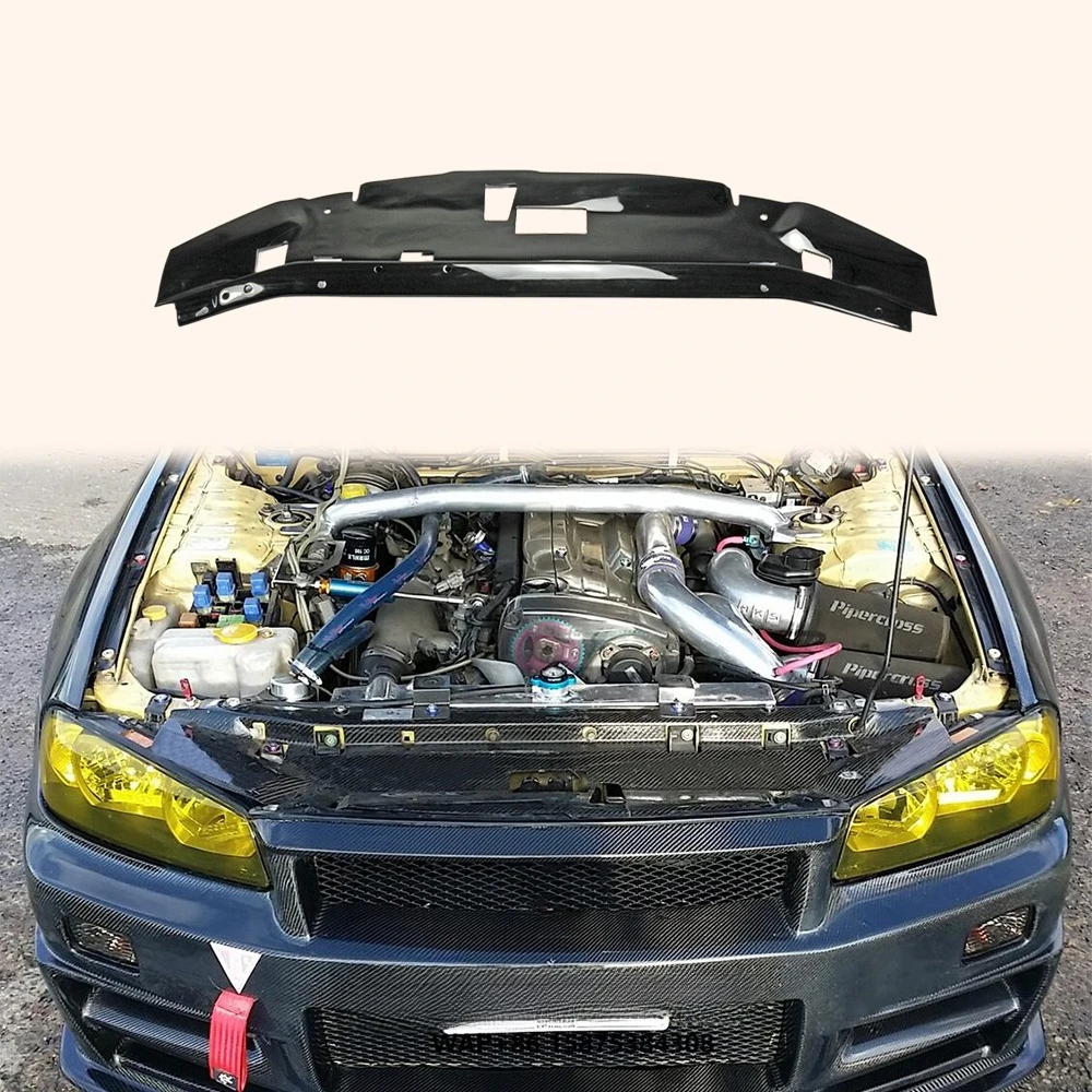 

For Skyline R34 GTR GA Style Fiberglass FRP Unpaint Car Parts Inner Engine Bay Cooling Panel Cover