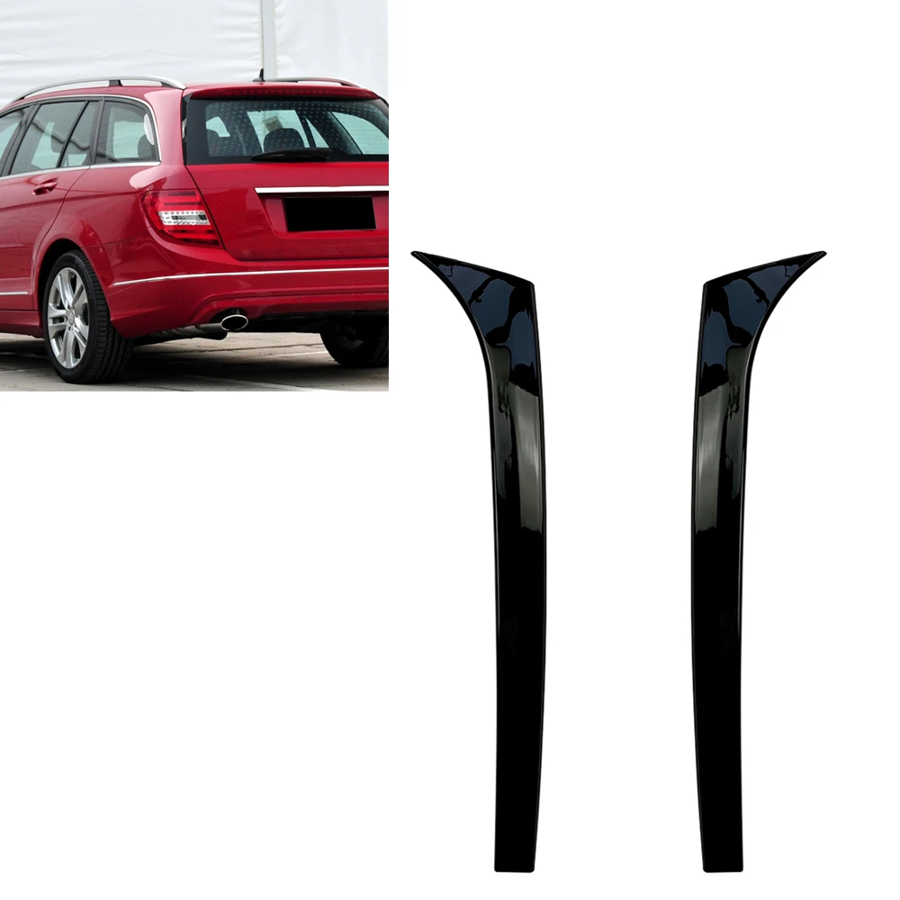 

Rear Window Trim Side Spoiler Wing For Mercedes Benz W204 S204 Wagon 2007-2014 Car Trunk Lid Tail Gate Splitter Cover Shade Lip