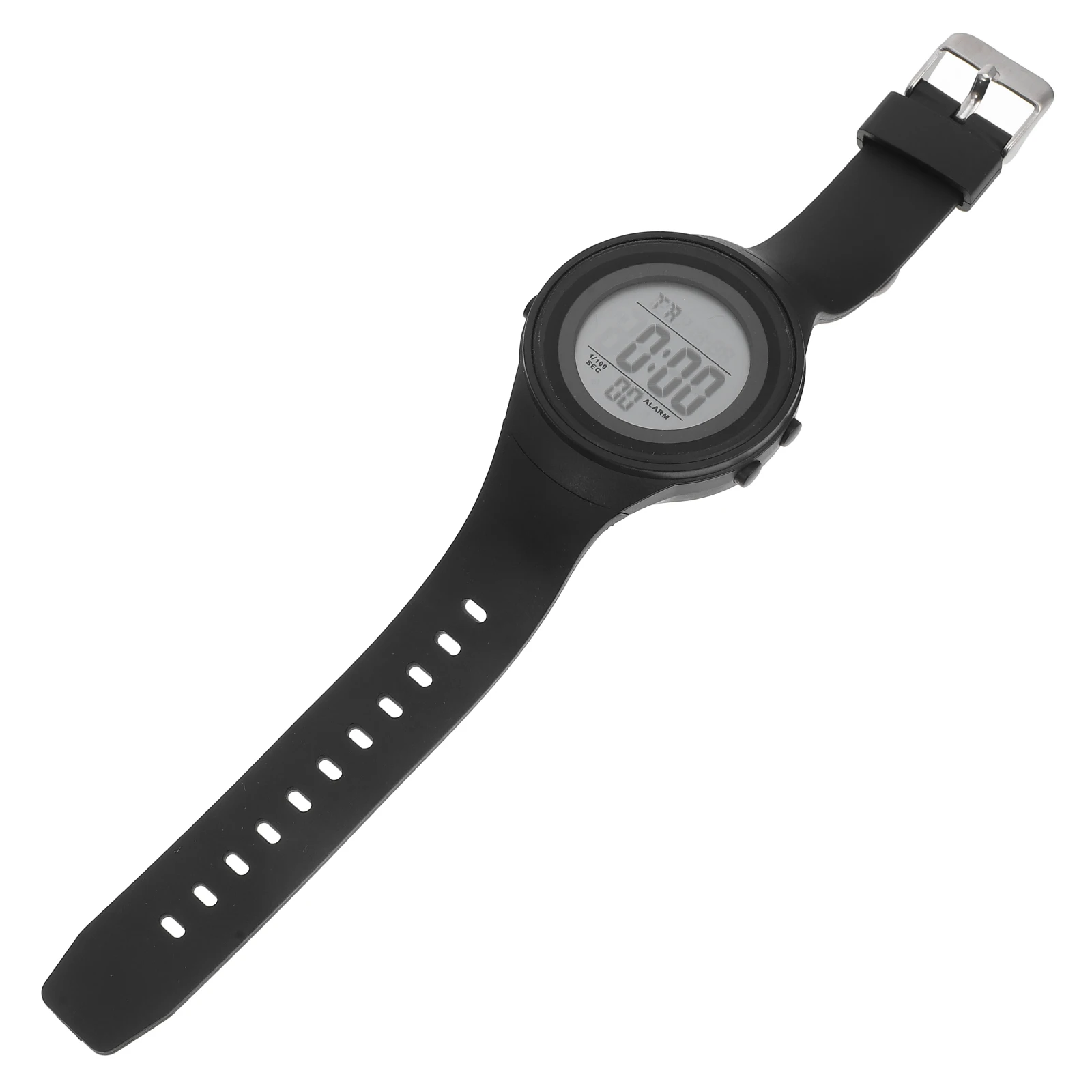 

Luminous Electronic Wristwatch Multi-Functional Waterproof Watch Clear Digital Display Adjustable Strap Business Outdoor Student