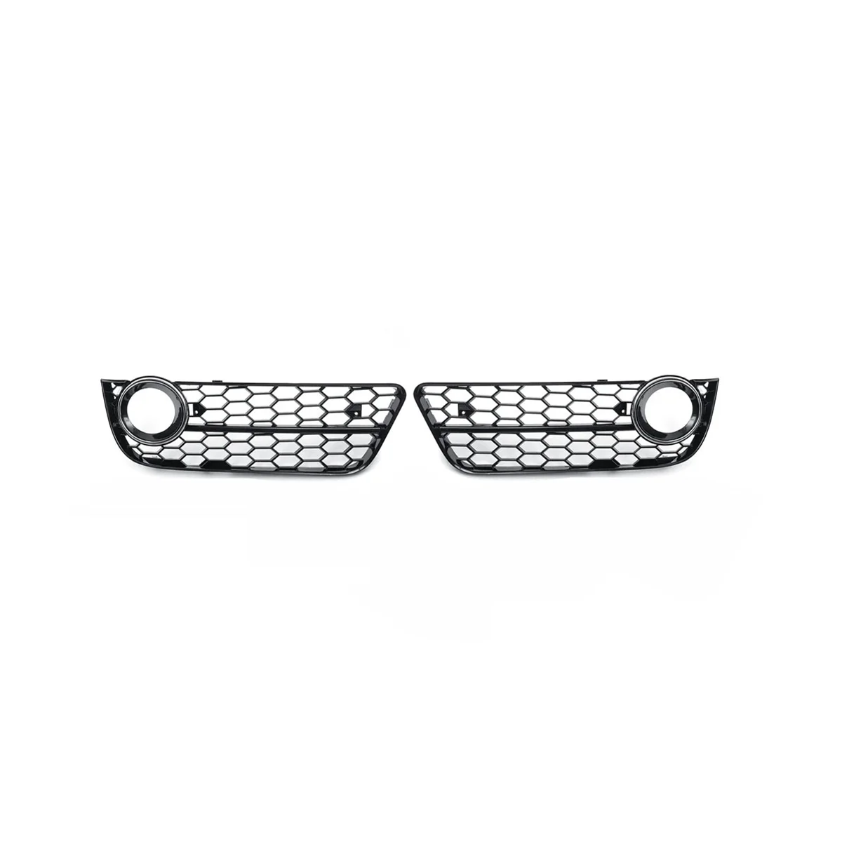 1Pair Car Front Grille Grill Lower Bumper Fog Light Cover Trim for A5 Coupe/Sportback 08-11 Cabriolet 10-11 A