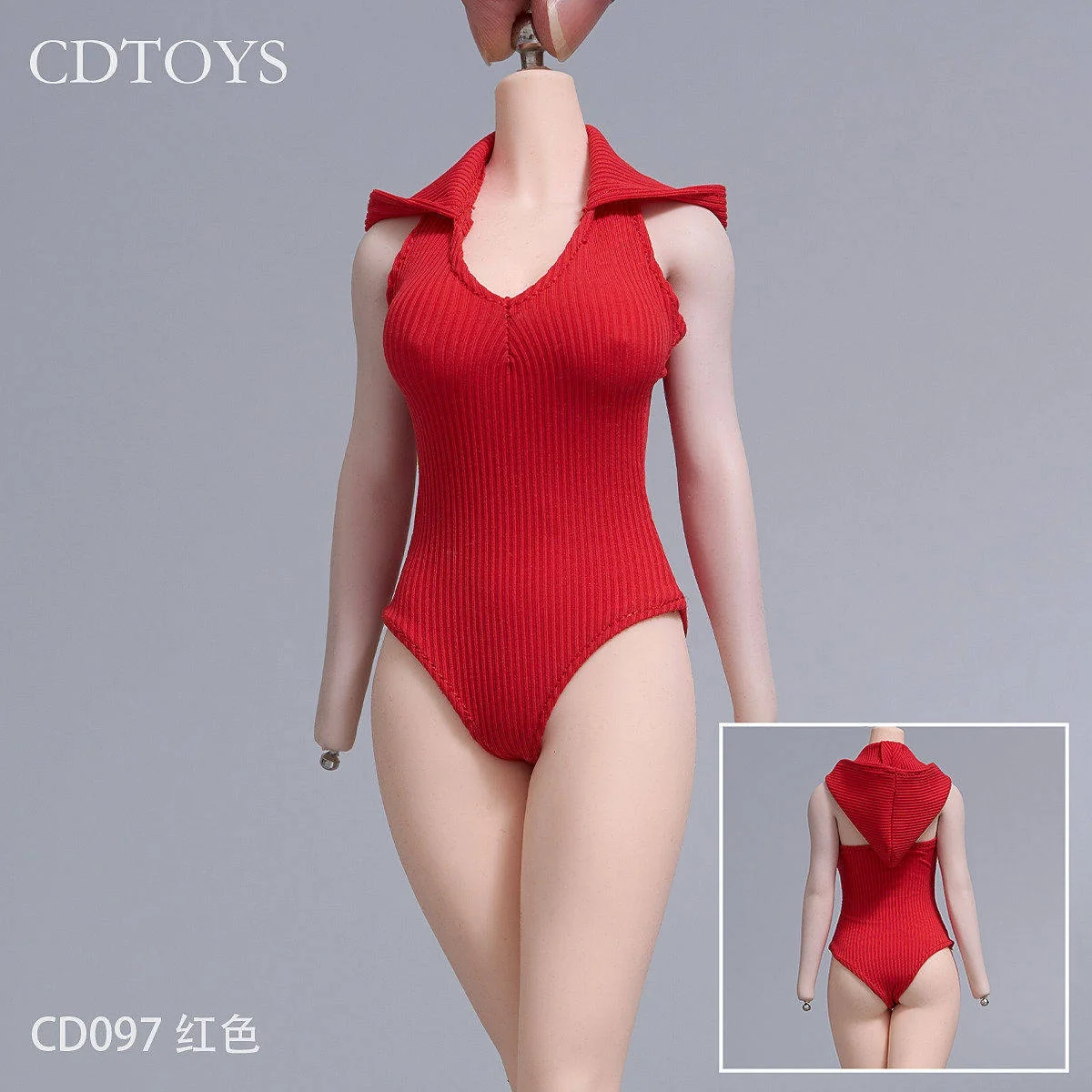 

cdtoys cd097 cd098 Масштаб 1/6: Модный сексуальный облегающий комбинезон с открытой спиной и V-образным вырезом для 12-дюймовых фигурок