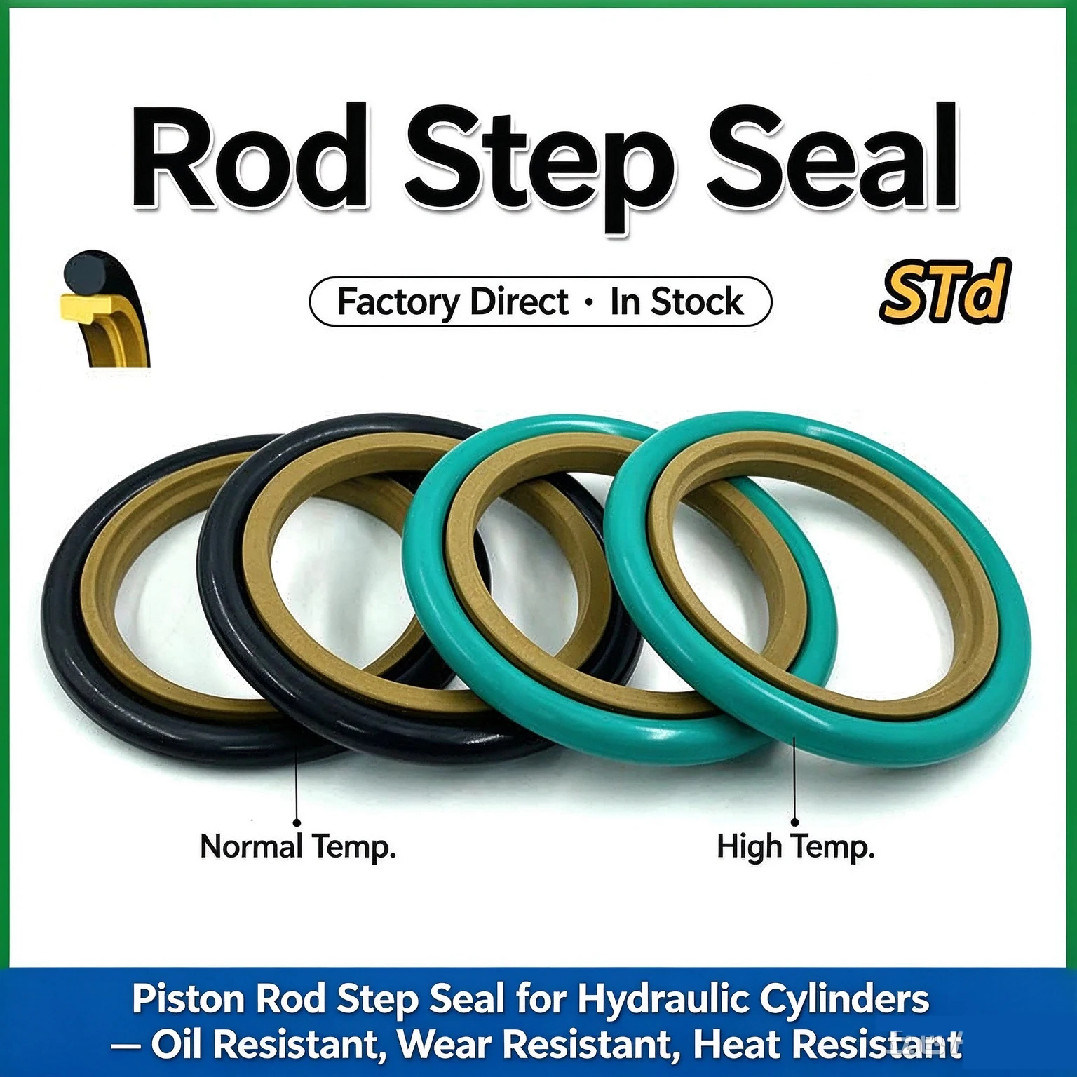 1Pcs STD Shaft With Steller Seal Hydraulic Cylinder Shaft With Reciprocating O-ring Oil Seal Ring ID 20/22/25-190mm OD 27-211mm
