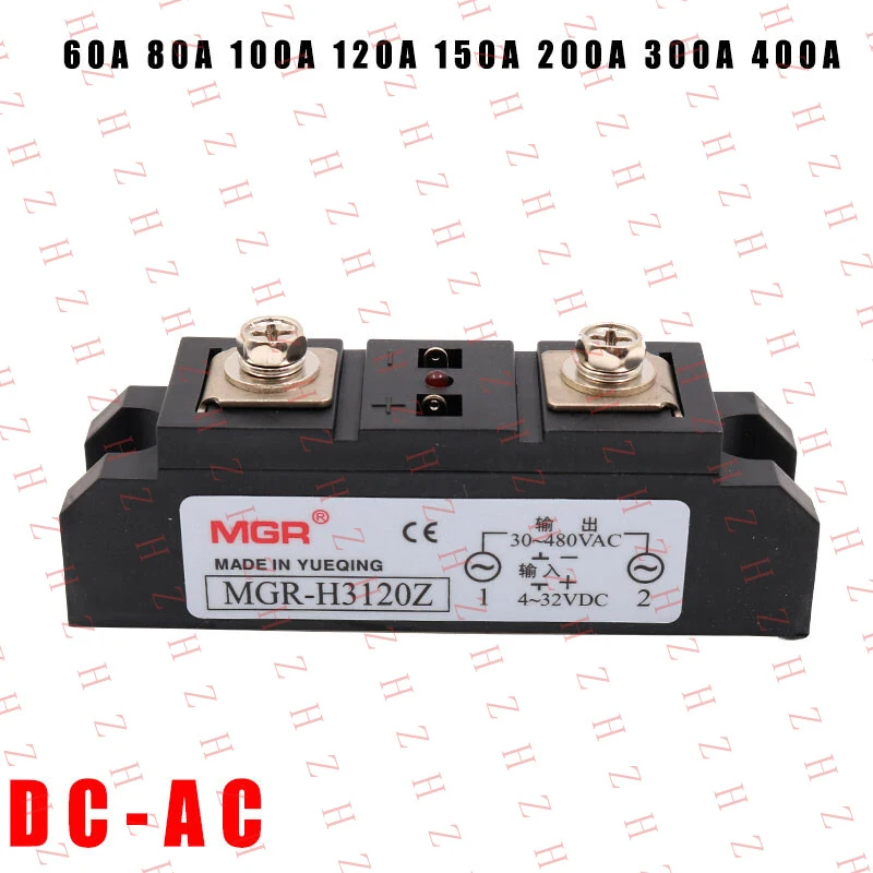 

U+ MGR D48 Solid State Relays Module DC-AC 10 20 25 40 50 60 75 80 90 100 120 150A【Wholesale private message sellers】