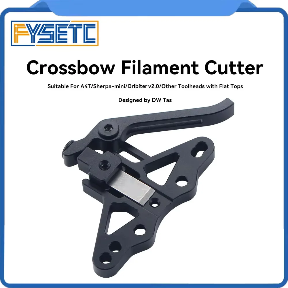 Cortador de filamento de besta CNC FYSETC usado para cabeçotes de ferramentas impressos compatível com A4T/Sherpa-Mini/Oribiter v2.0/Dragon Burner