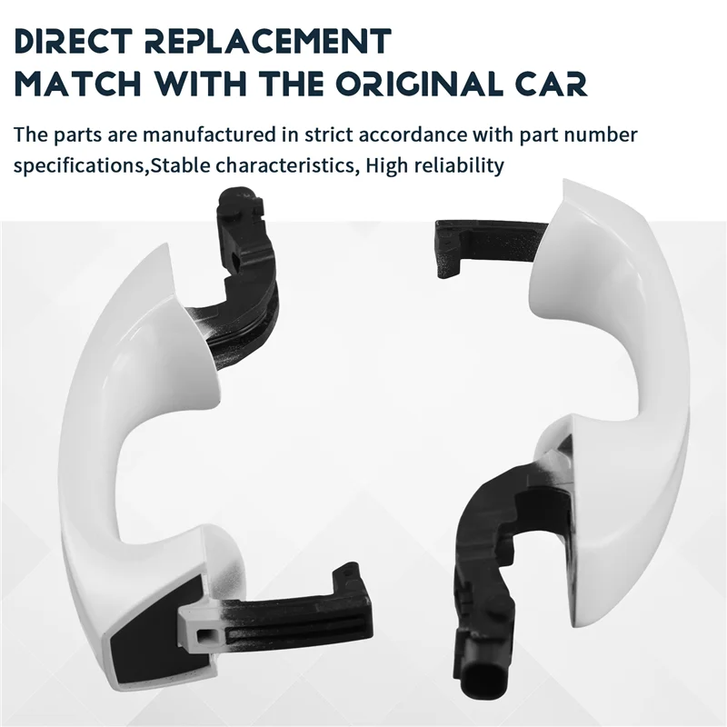 

Front Left Exterior Door Handles Exterior Door Handle Door Handle For VW Golf White