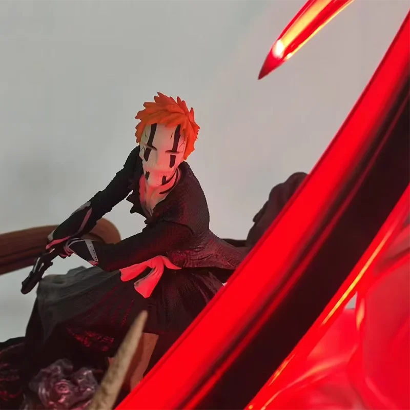 100% حقيقية مضيئة طبعة محدودة بليتش Ichigo Kurosaki أنيمي تمثال تحصيل نموذج الشكل قسط تصميم في الأوراق المالية #5