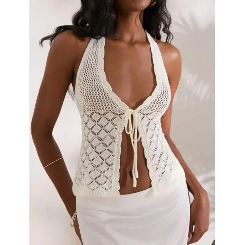 

Осенняя новая женская пляжная одежда на бретельках с прикрытием спереди Ba, летняя пляжная одежда, повседневная спортивная одежда, длина Seven Sve