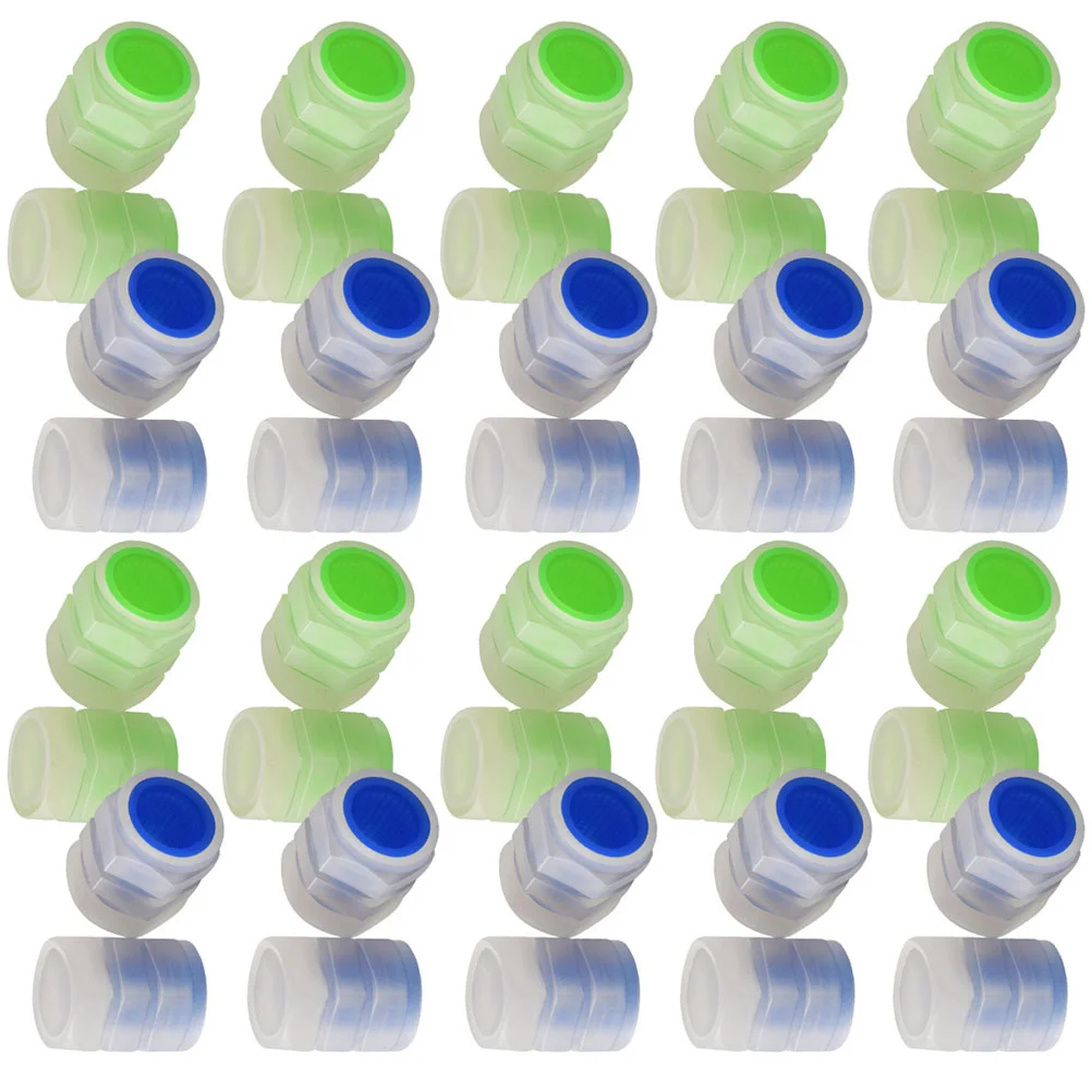 40 Pcs Bike Bicycle Valve Cap Plastic Pp Resin Tire Valves Stem Covers for Car Caps