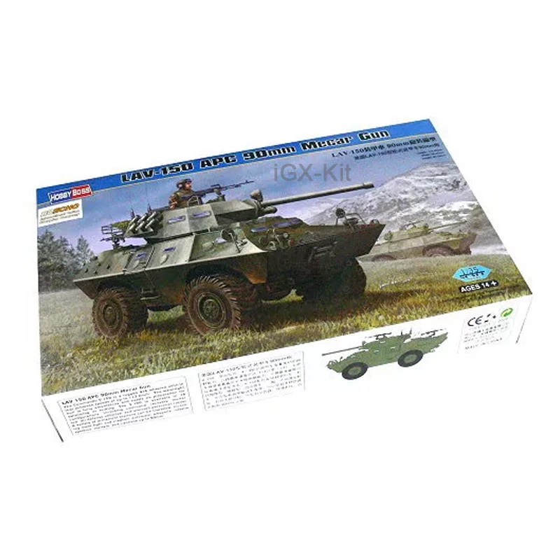 

Hobbyboss 82421 1/35 LAV150 LAV-150 APC w/90mm Mecar Gun Armored Wheeled Vehicle Hobby Craft Toy Plastic Model Building Kit