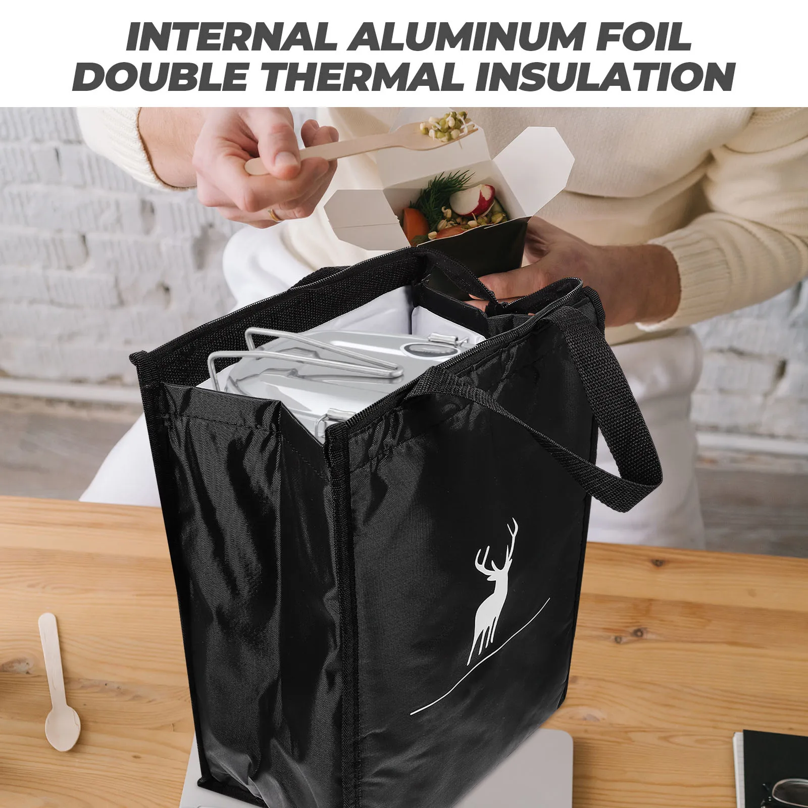 معزول بينتو صندوق أكسفورد القماش الحراري حقيبة غداء المحمولة الغذاء الناقل للنزهة التخييم تخزين بينتو صندوق حقيبة الغداء