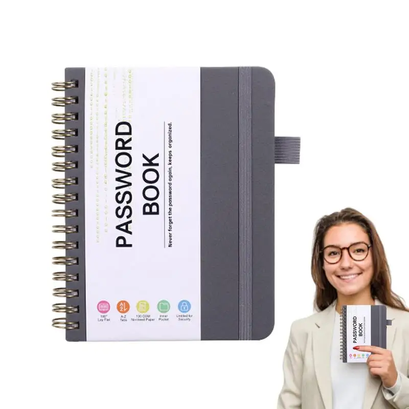 Password Book With Alphabetical Tabs Portable Record Books Address Books Secure Password Book Safe Address Organizer For Family