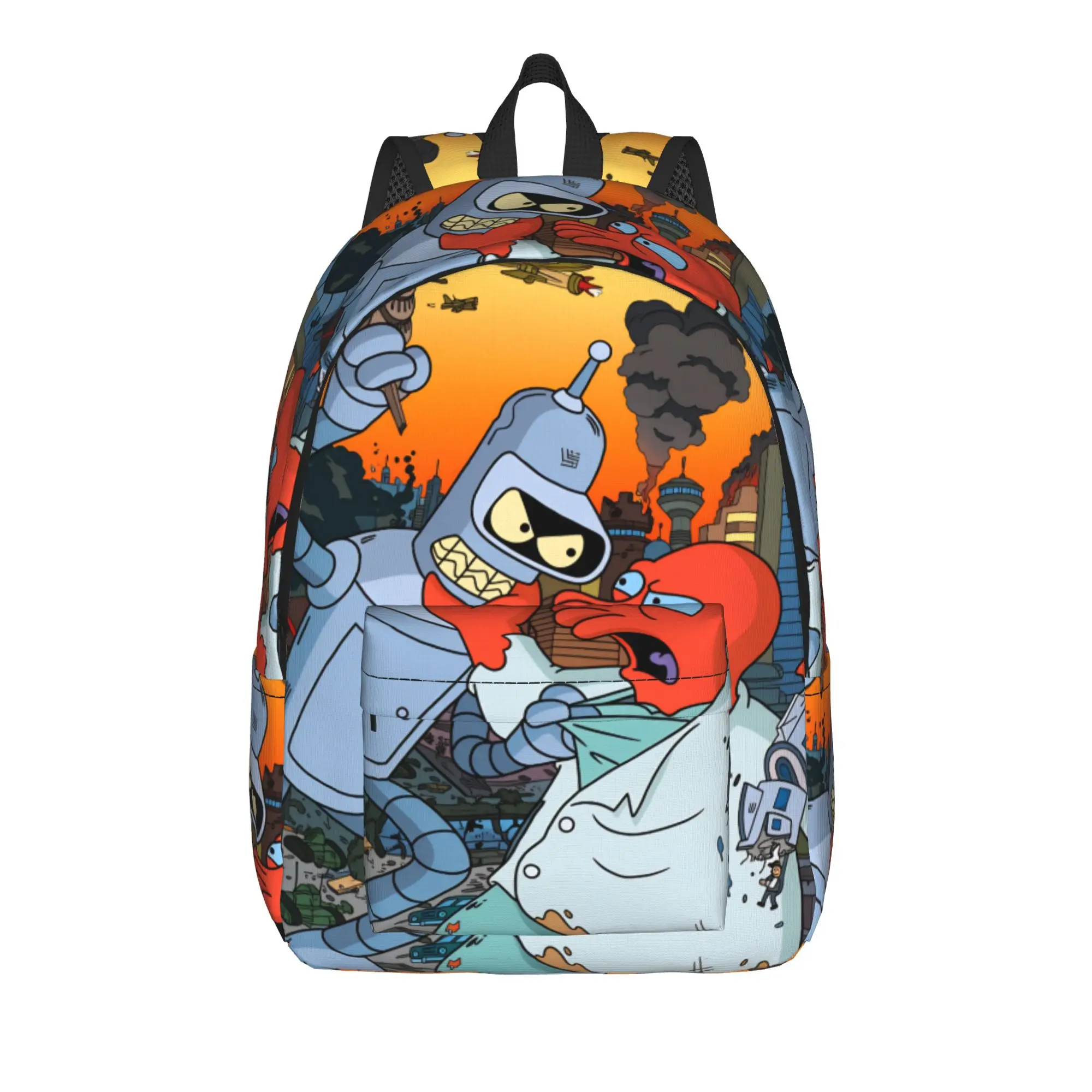 Futuramas Cartoon Comic Backpack  Pretty Backpacks Women Men Outdoor Large School Bags Design Rucksack