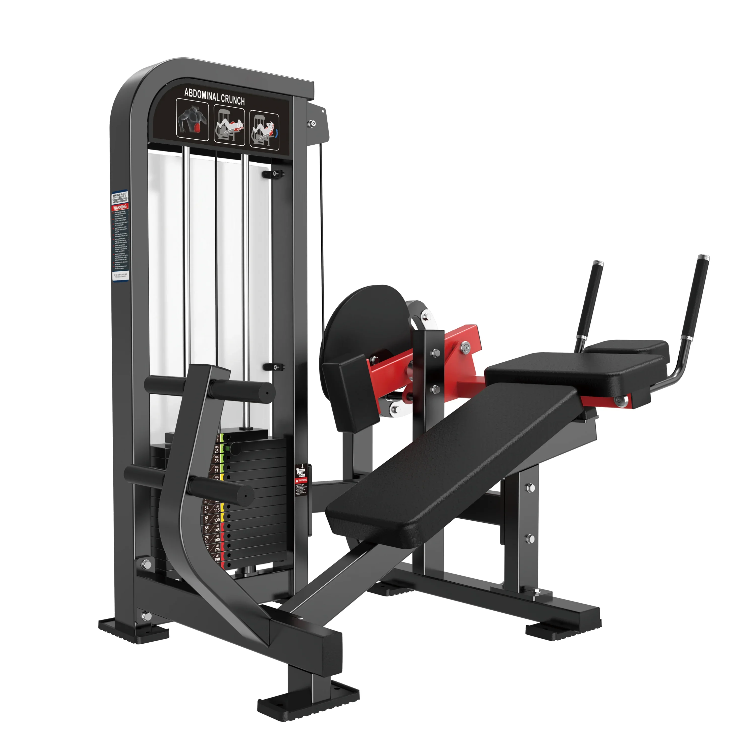 Customized Abs Crunch Machine Abdominal Trainer Gym Equipment Abdominal Crunch Machine