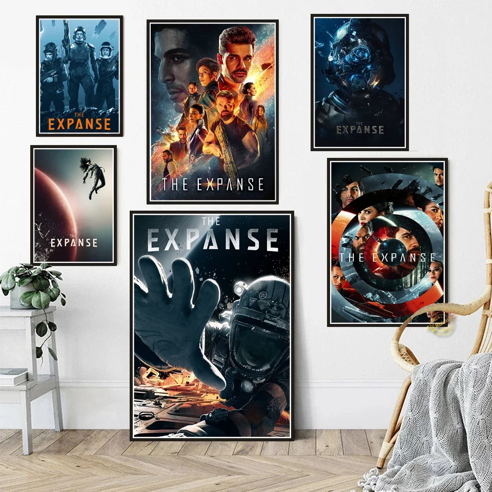 ملصق The Expanse للتلفزيون، صورة جدارية فنية من القماش لغرفة المعيشة، هدية ديكور المنزل