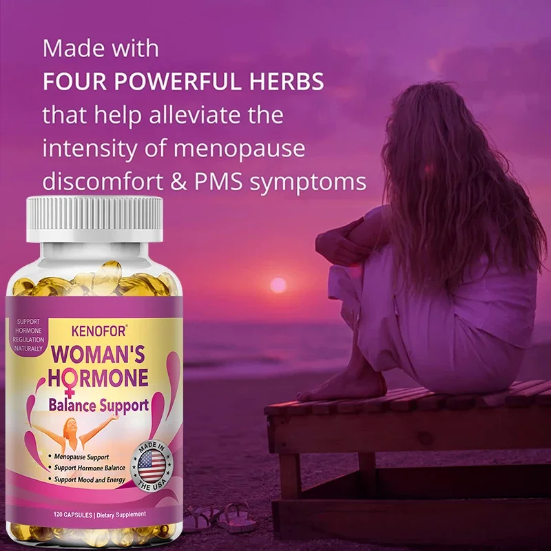 Female Hormone Balance - Premenstrual Syndrome Relief - Helps with Bloating, Weight Management, PCOS, Menopause, Menopause