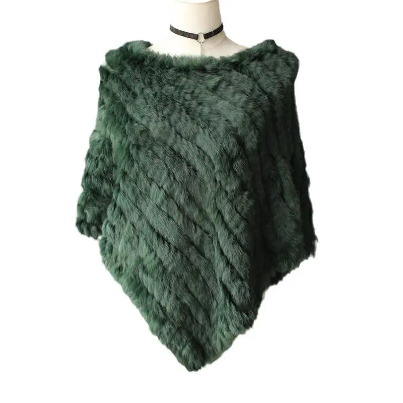 

Women's Genuine Fur awl Wrap Casual Warmth Faionable No Brand Registered Trademark Cosplay Costume Accory