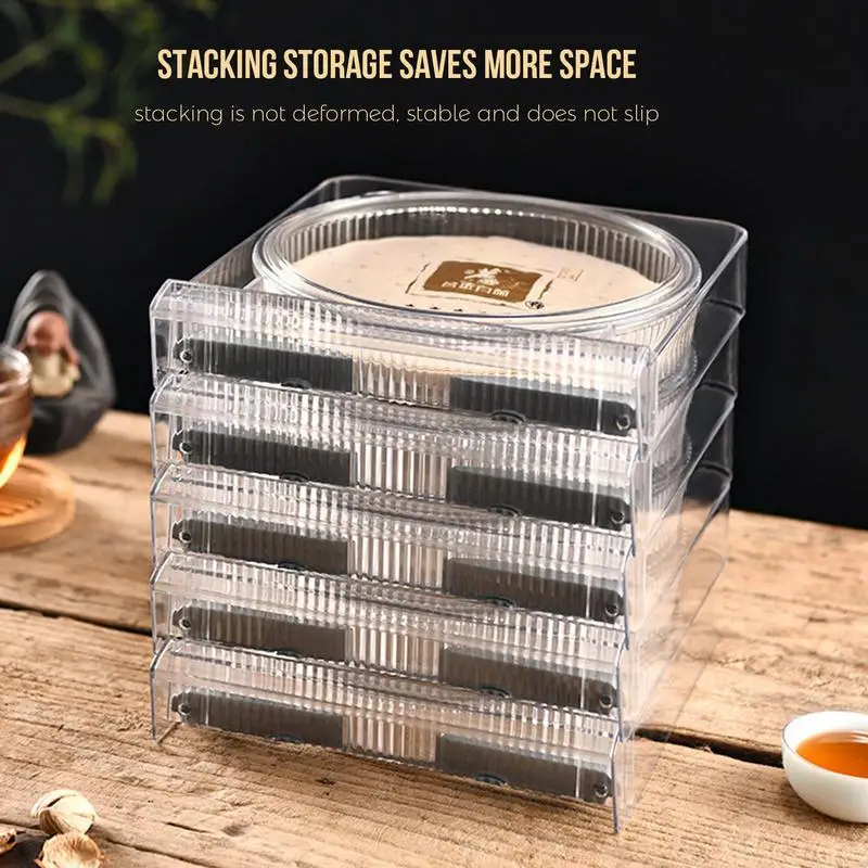 Pu'er Tea Cake Storage Box Tea Cake Storage Gift Containers Practical Tea Packing Box Tea Storage Case Home Supplies