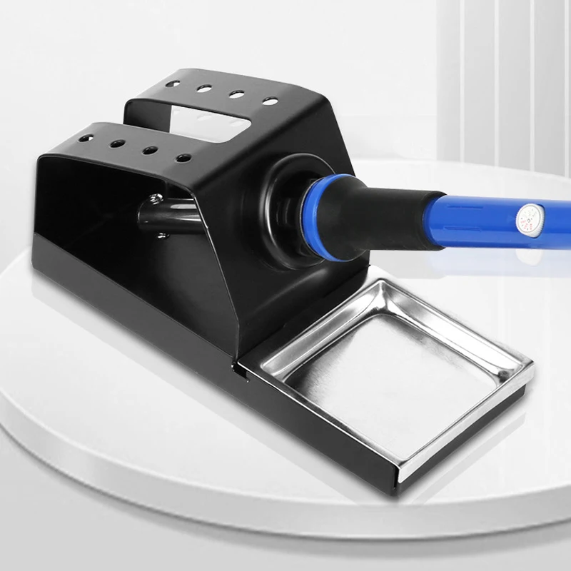 1PC Soldering Station Soldering Iron Bracket Metal Bracket Electric Soldering Iron Insert Bracket Square Holder Auxiliary