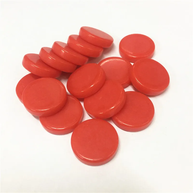 15Pcs/set 20mm New Backgammon piece Dice Blank Glossy Chips Coins Pawn chess accessories
