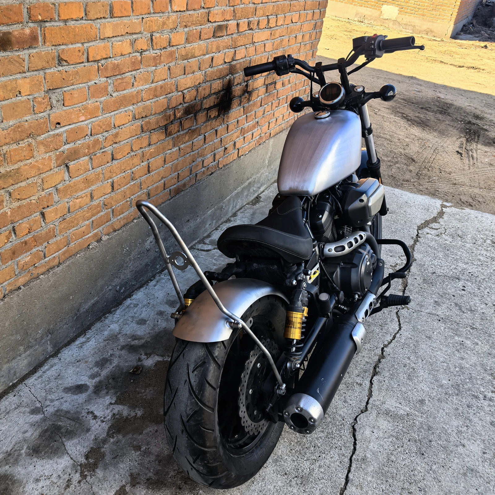Motorrad Kotflügel Hinten Schutz Kotflügel Schlamm Splash Abdeckung Mit Halterung Kit Für Yamaha XV950 2014-2023