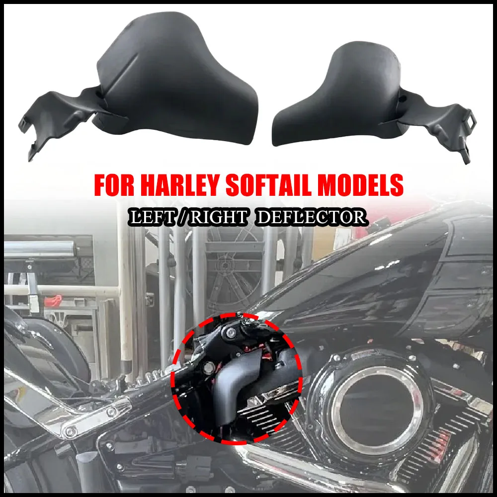 

FOR HARLEY Softail models New Motorcycle Left/Right DEFLECTOR Mid-Frame Air Deflector Mid-Frame Air Deflector Heat Panels Cover