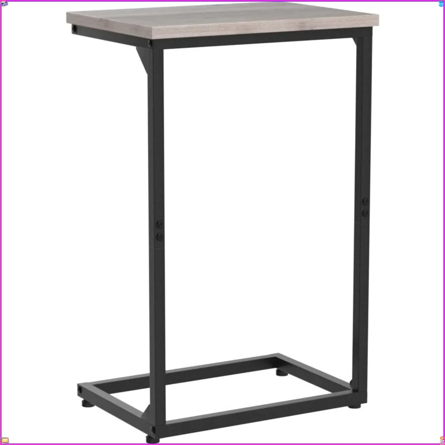 

C-образные торцевые столики, набор из 2 шт., приставные столики для дивана, которые выдвиют под телевизор для гостиной, спальни, небольшого пространства, дивана