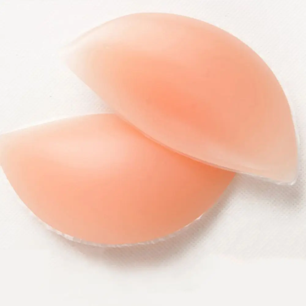 Silicone Bra Inserts Breast Pads Sticky Push-up Women Push Up Bra Cup Thicker Nipple Cover Patch Bikini Inserts for Swimsuit