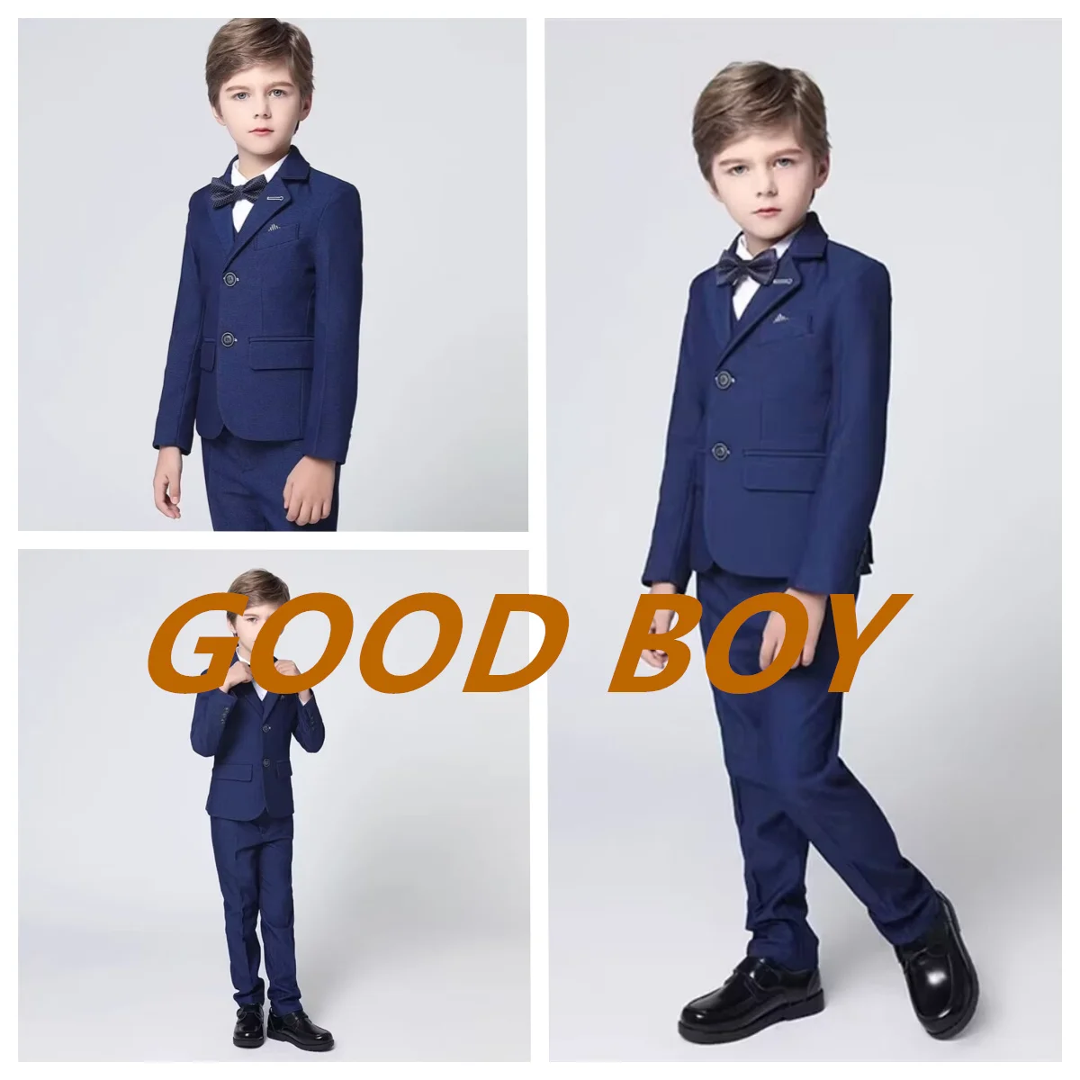 

Формальный свадебный детский костюм для мальчика, белый праздничный пиджак, брюки, платье на крестины, детское платье, джентльмен, выпускной вечер, драз