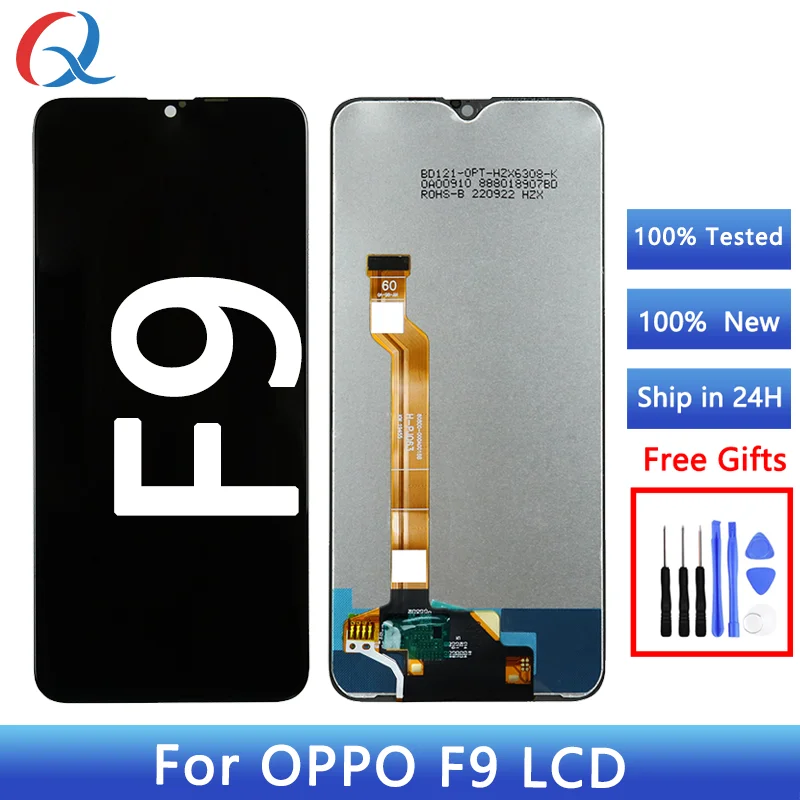 pantalla F9 Digitizer Assembly Mobile Phone lcds For OPPO F9 Lcd f9 pro display For OPPO F9 screen replacement