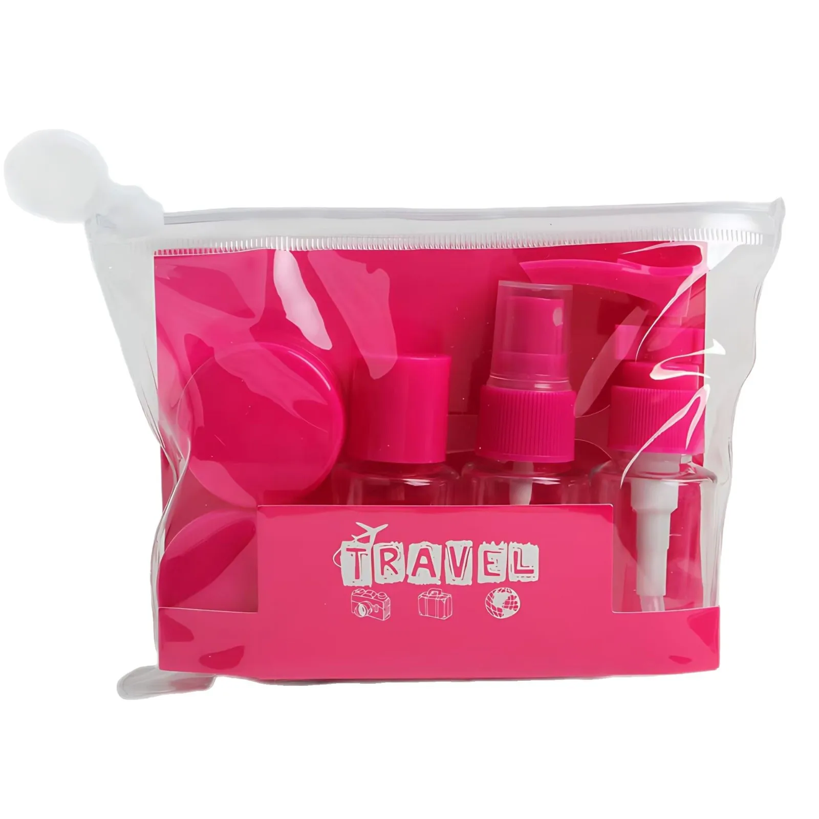 Ensemble de bouteilles de voyage anti-fuite, conteneurs rechargeables pour cosmétiques, Lotion, crème, liquide, stockage d'articles de toilette, 6 pièces