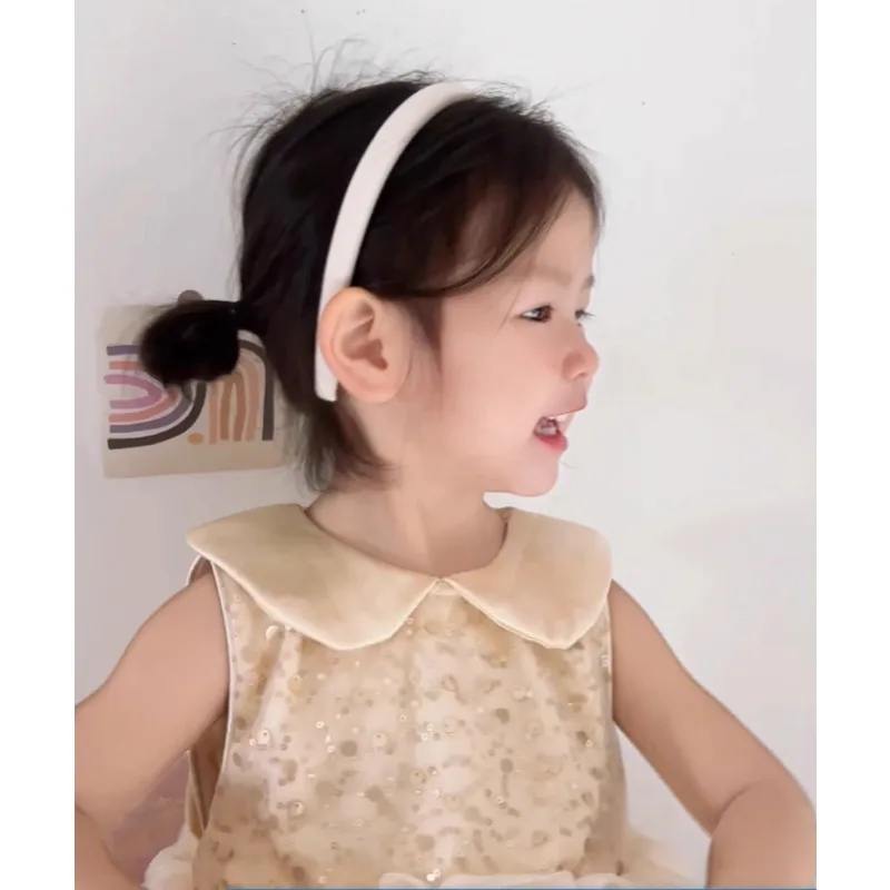 

1 шт., красочная клетчатая повязка для волос для девочек, мягкая нескользящая повязка на голову, удобный детский аксессуар, повязка на голову для мытья лица, принадлежности