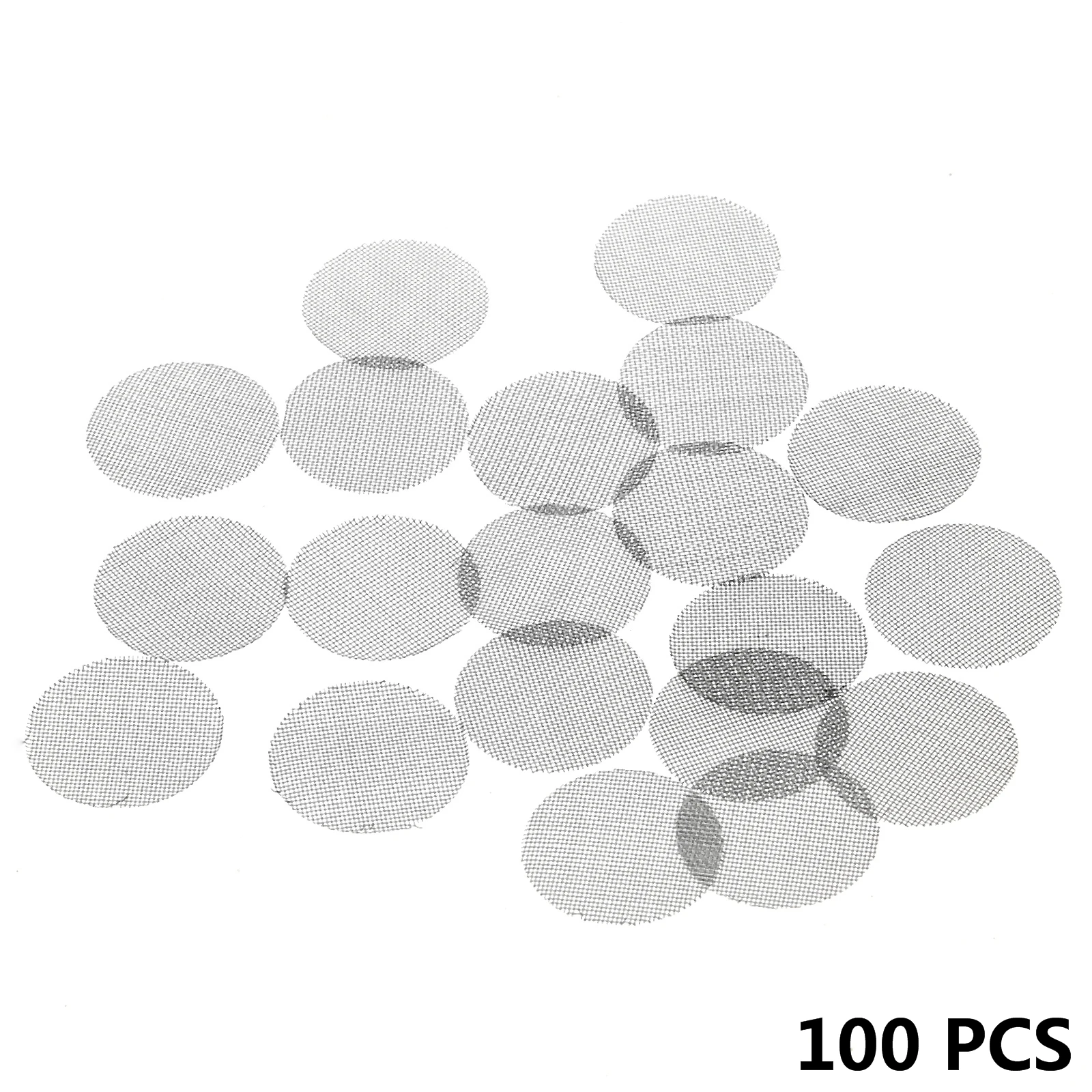 100Pcs/set Smoking Pipe Screen Metal Filters 20mm Stainless steel Tobacco Mesh Hookah Water Pipe Smoking Accessories Smoker Gift