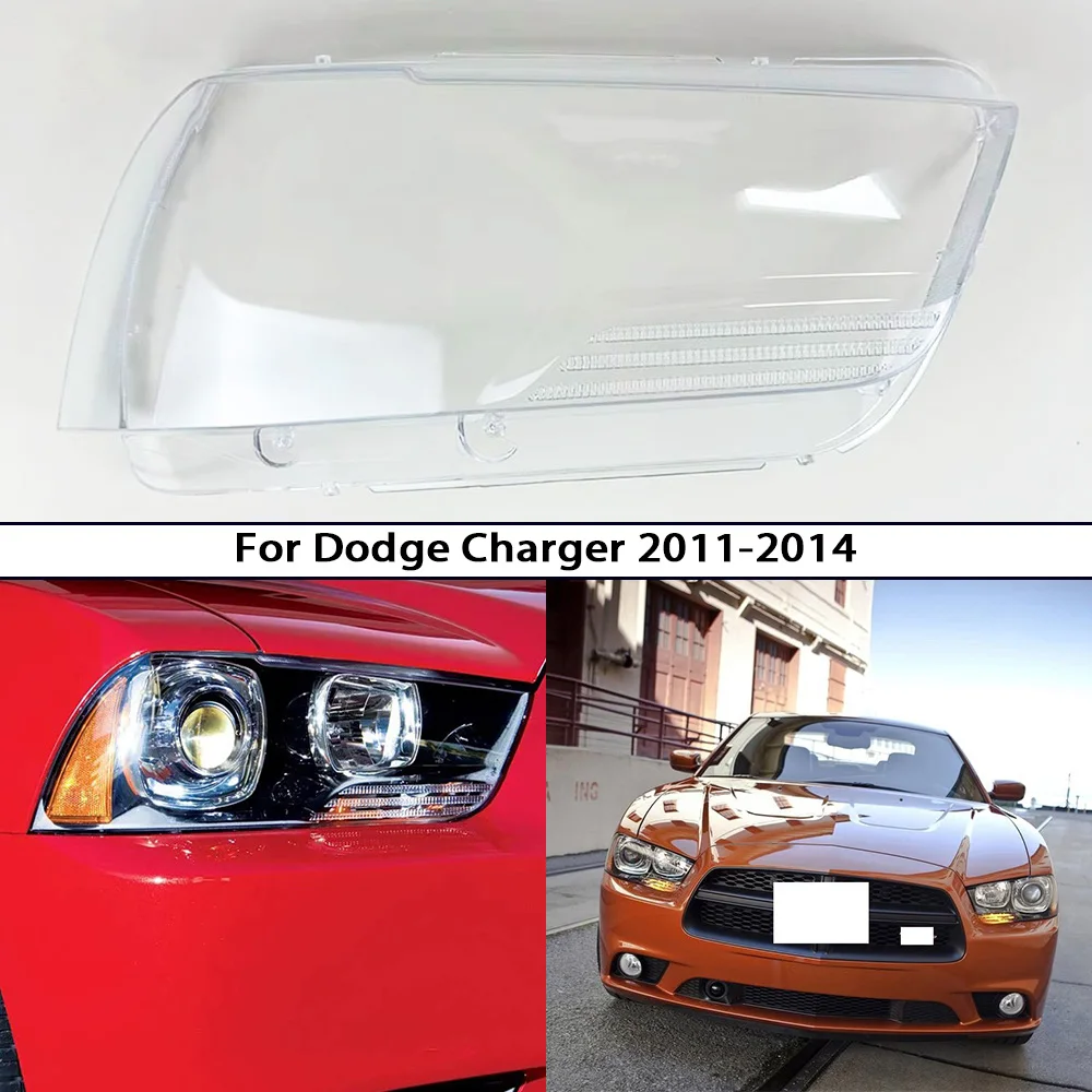 

Headlamp Cover Headlight Shell Transparent Lens For Dodge Charger 2011 2012 2013 2014 Replace Original Lampshade