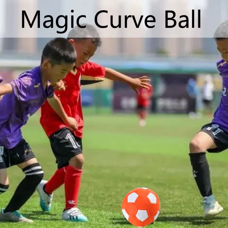 Curva desvia bola futebol brinquedo futebol curva bola futebol engraçado curvando bola x5qf