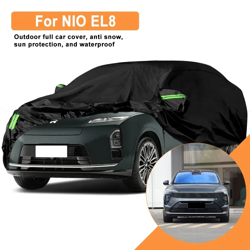 

For NIO EL8 Car Full Cover - Outdoor Waterproof Snowproof Sunshade, Winter & Summer All Weather Auto Protection Accessory