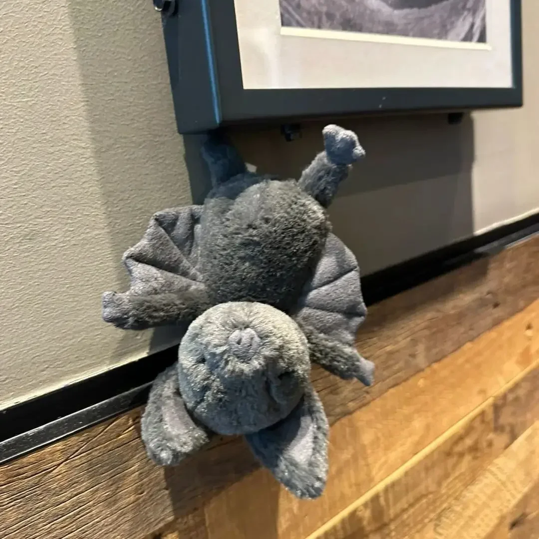 ตุ๊กตาค้างคาวกลับหัวสุดน่ารัก ตลกขบขัน สำหรับฮาโลวีน ของเล่นตุ๊กตาขนนุ่ม ของสะสม ตกแต่งห้องนอน ของขวัญวันเกิด