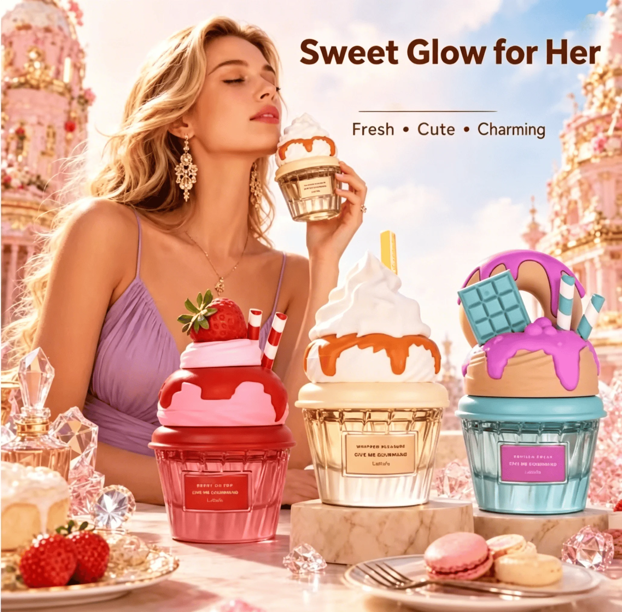 

Lattafa Whipped Pleasure Eau de Parfum, Give Me Gourmand Collection, Spray Form, 75ml,